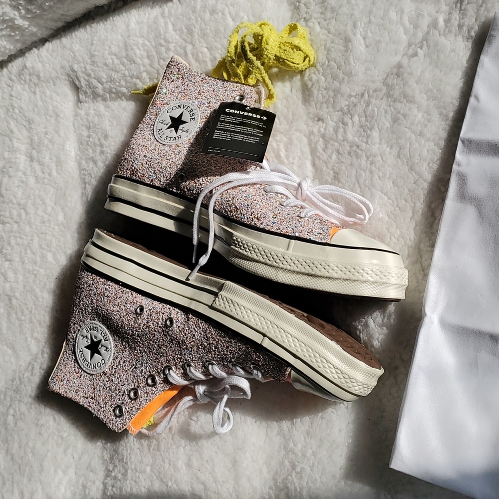 Converse x JW Anderson Sneakers Pink / Orange Sparkle - Picture 7 of 17